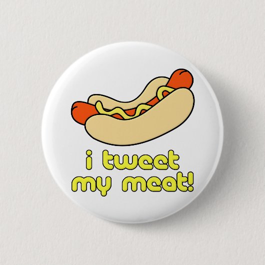 Ik weet mijn vlees ronde button 5,7 cm (Voorkant)