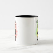 Ik weet niet dat ik hier gewoon werk tweekleurige koffiemok (Center)