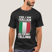 IK WEET NIET DAT IK ITALIAANS BEN T-SHIRT (Voorkant)