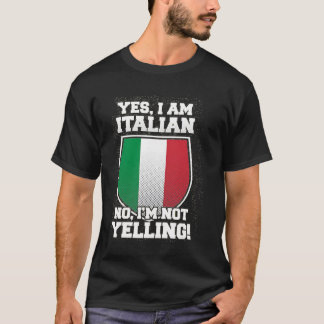 IK WEET NIET DAT IK ITALIAANS BEN T-SHIRT
