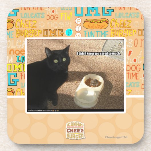 Ik weet niet dat je erom geeft drankjes onderzetter (Voorkant)