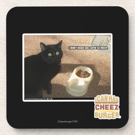 Ik weet niet dat je erom geeft drankjes onderzetter (Voorkant)