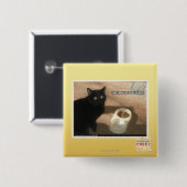 Ik weet niet dat je erom geeft vierkante button 5,1 cm (Voorkant /achterkant)