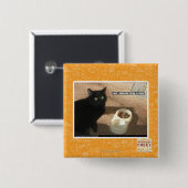 Ik weet niet dat je erom geeft vierkante button 5,1 cm (Voorkant /achterkant)