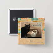 Ik weet niet dat je erom geeft vierkante button 5,1 cm (Voorkant /achterkant)