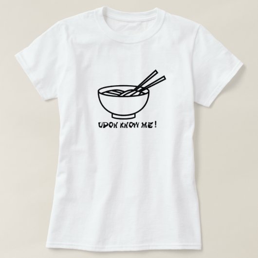 Ik weet niet of ik het T-shirt van LUSON Funny Shi (Design voorkant)