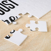 Ik weet niet of ik hier gewoon grappige sarcastisc legpuzzel (Zijkant)