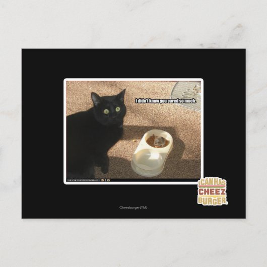 Ik weet niet of je erom gaf briefkaart (Voorkant)