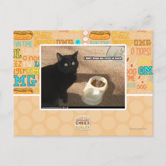 Ik weet niet of je erom gaf briefkaart (Voorkant)