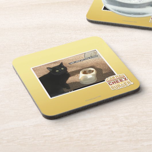 Ik weet niet u gaf bier onderzetter (Linkerzijde)