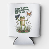 Ik weet niet waar ik heen ga, maar ik ben een homo blikjeskoeler (Voorkant)