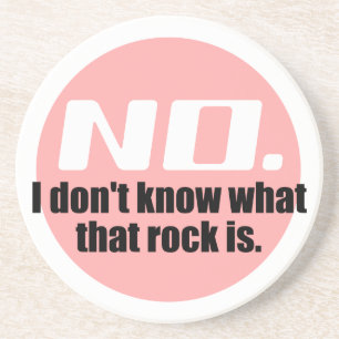 Ik weet niet wat die rots is (roze) zandsteen onderzetter