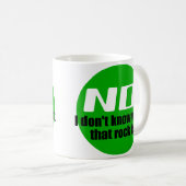 Ik weet niet wat die steen is (groen) koffiemok (Voorkant rechts)