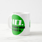 Ik weet niet wat die steen is (groen) koffiemok (Voorkant links)