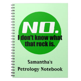 Ik weet niet wat die steen is (groen) notitieboek