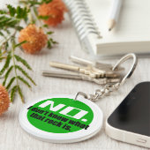 Ik weet niet wat die steen is (groen) sleutelhanger (Voorkant Rechts)