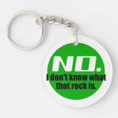 Ik weet niet wat die steen is (groen) sleutelhanger (Voorkant)