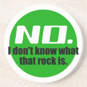 Ik weet niet wat die steen is (groen) zandsteen onderzetter (Voorkant)