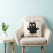 Ik weet niet wat er is gebeurd - Grappig kat shirt Kussen (Stoel)