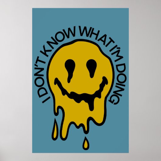 Ik weet niet wat ik doe met poster (Voorkant)