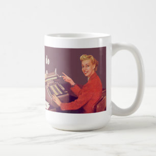 Ik weet niet wat ik doe voor de kost, haat het. koffiemok