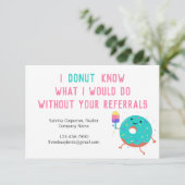 Ik weet niet wat ik zonder jou zou doen RSVP kaartje (Staand voorkant)