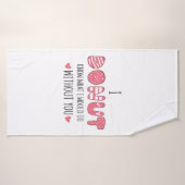 Ik weet niet wat ik zou doen badhanddoek (Badhanddoek)