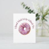Ik weet niet wat ik zou doen zonder jou Doughnut Briefkaart (Staand voorkant)