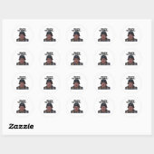 Ik weet niets ronde sticker (Vel)