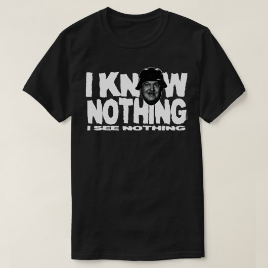 IK WEET NIETS T-SHIRT (Design voorkant)
