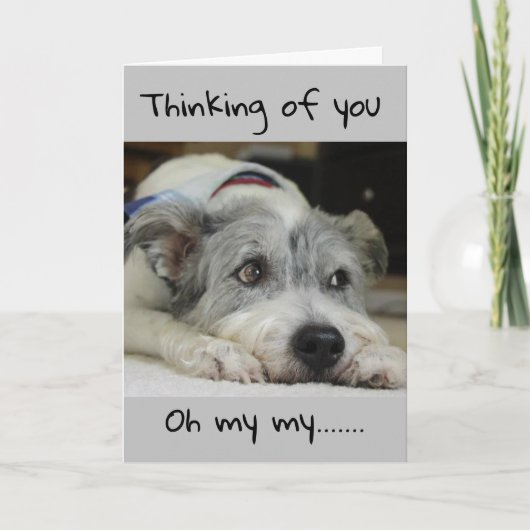 IK WEET NOOIT HOEVEEL IK JE ZOU "MISSEN" KAART (Voorkant)