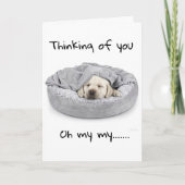 IK WEET NOOIT HOEVEEL IK U ZOU "MISSEN" KAART (Voorkant)