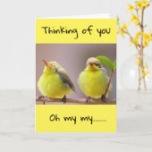 IK WEET NOOIT HOEVEEL IK U ZOU "MISSEN" KAART (Gele Bloem)