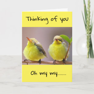 IK WEET NOOIT HOEVEEL IK U ZOU "MISSEN" KAART