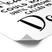 Ik weet nooit hoeveel liefde mijn hart kan inhoude poster (Hoek)