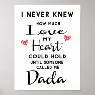 Ik weet nooit hoeveel liefde mijn hart kan inhoude poster