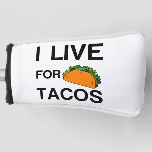 IK WEET OP TACOS GOLFHEADCOVER (Voorkant)