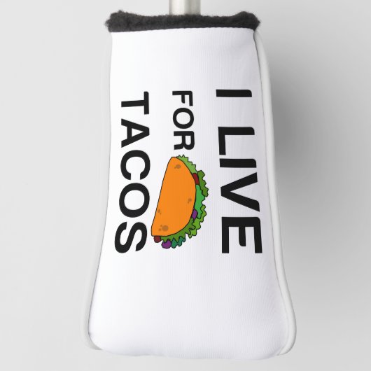 IK WEET OP TACOS GOLFHEADCOVER (Draai 90)