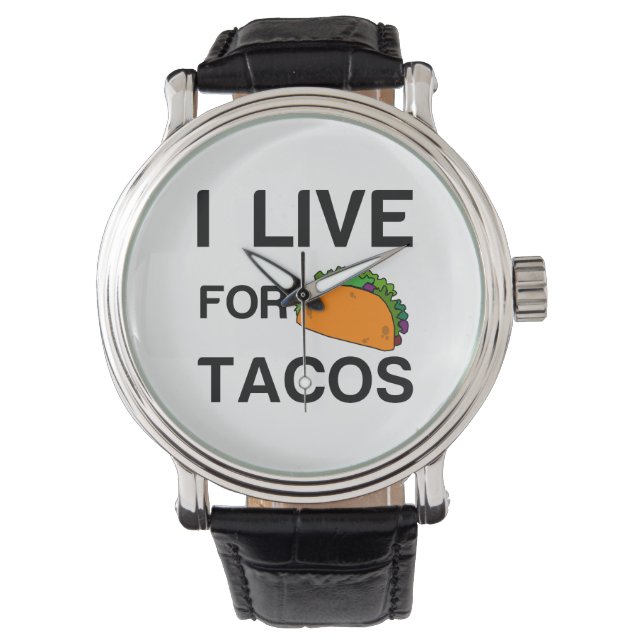 IK WEET OP TACOS HORLOGE (Voorkant)