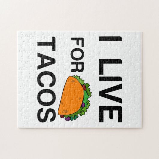 IK WEET OP TACOS LEGPUZZEL (Horizontaal)