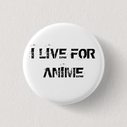 IK WEET VOOR ANIME RONDE BUTTON 3,2 CM (Voorkant)
