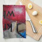 "Ik weet waar ik van hou" - Apple-thema Design Theedoek (Quarter Fold)