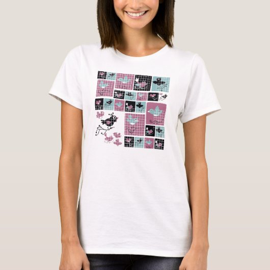 Ik weet waarom de kooivogel zingt t-shirt (Voorkant)