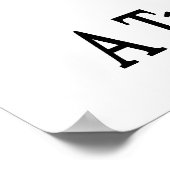 Ik weet wat ik doe, ik ben een Trumpeter. Poster (Hoek)