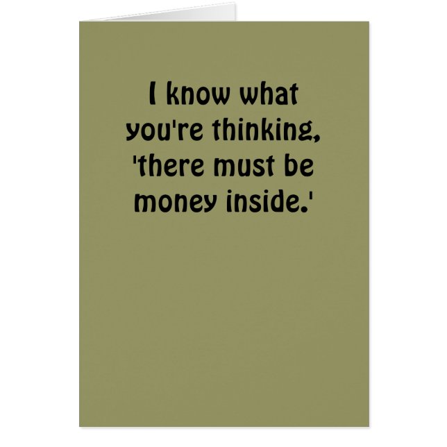 Ik weet wat je denkt: "Er moet mon zijn... (Voorkant)