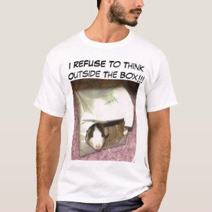 Ik weiger om buiten het Shirt van de Doos te denke