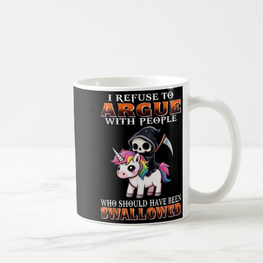 Ik Weiger Te Discussiëren Met Mensen Die Hadden Mo Koffiemok (Rechts)