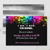 Ik wel. Dat deed ik. Ik ben klaar, grappige en kle Kaart (Voorkant / Achterkant)