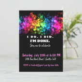 Ik wel. Dat deed ik. Ik ben klaar, grappige en kle Kaart (Staand voorkant)