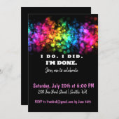 Ik wel. Dat deed ik. Ik ben klaar, grappige en kle Kaart (Voorkant / Achterkant)